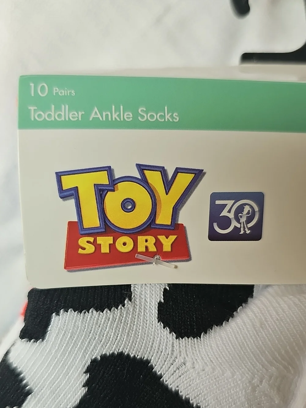 Disney-Toy Story Toddler Size 12-24 Months Ankle Socks 10 Pairs Multicolor New